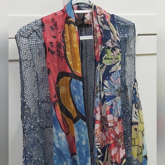 Funsport boho sleeveless scarf cardi - Picture 7 of 7